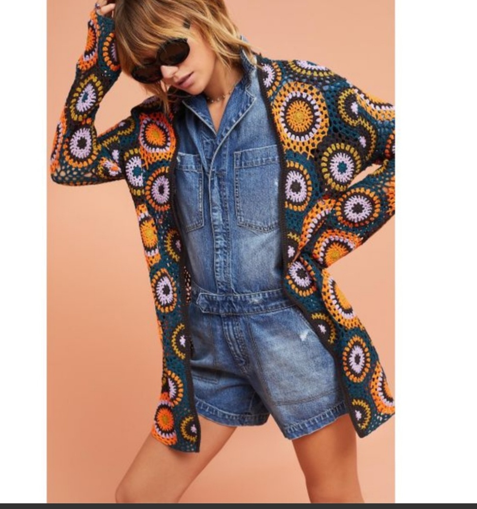 Moth Crochet Cardi for Anthropologie